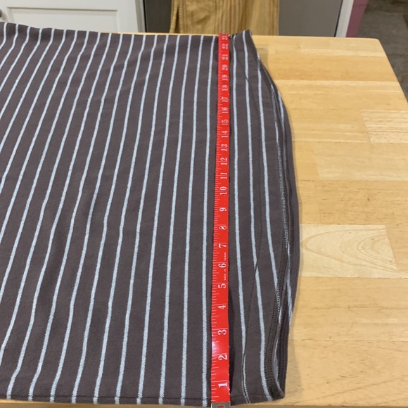 Eddie Bauer sport shop soft 100% cotton size tall large brown with white stripes - Picture 14 of 16